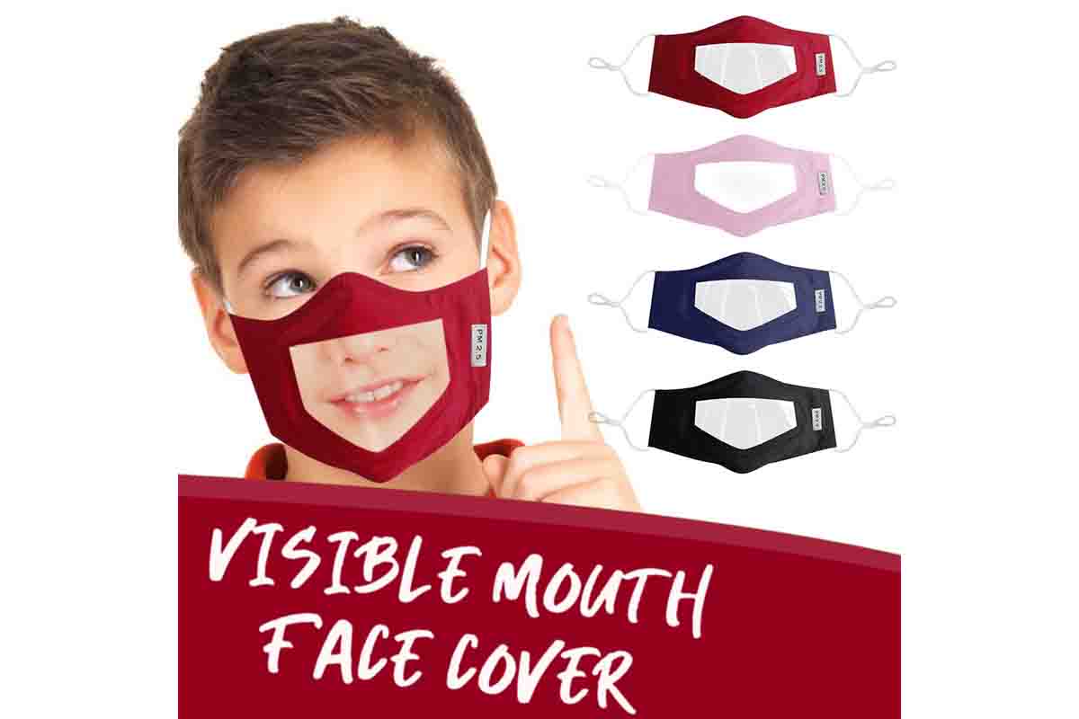 mascarilla transparente niños aliexpress